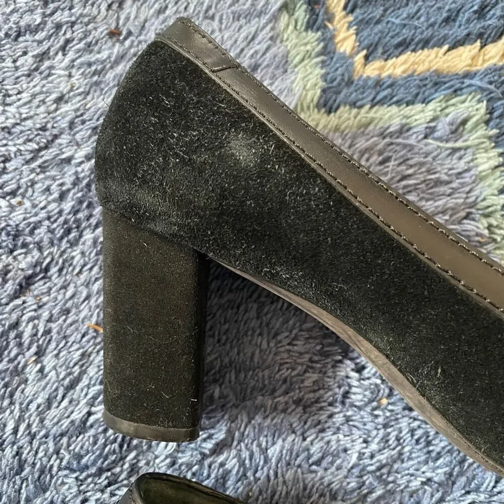 Tory Burch Salem Suede Pumps High Heel Shoes